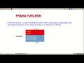 Friend Functions in C