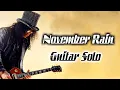Download Lagu November Rain (Solo Backing Track) Standard Tuning | First Solo
