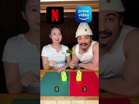 Net Flix Vs Amazon Prime: We Regretted This 😭🔥 #challenge #shorts