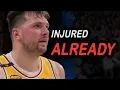 LUKA DOCIC OUT FOR A WEEK WITH FINGER SPRAIN