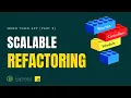 How to refactor an Express JS app easy way