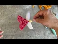 2 Easy And Simple Christmas Gift Ideas From Small Fabric Fabric Angel Ornament