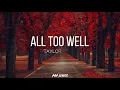 Taylor Swift - All Too Well (Taylor's Version) (Lyrics)