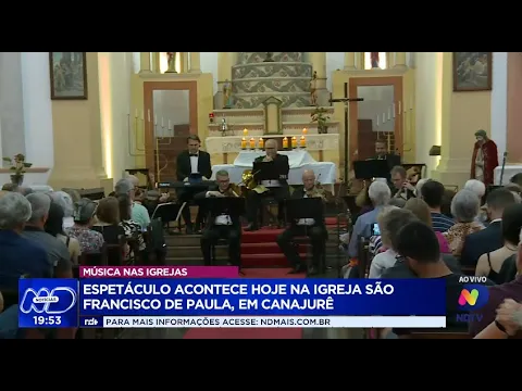 Projeto Floripa 350: circuito 'Música nas Igrejas' encanta na Igreja São Francisco de Paula