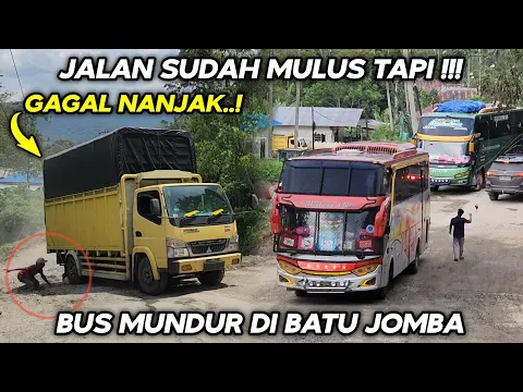 Download MP3 Jalan Sudah Mulus Tapi !!! Bus Mundur Dan Truk Masih Gagal Nanjak Di Tanjakan Batu Jomba