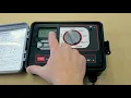 Toro Lawn Dial Controller - Setting Station Run Times