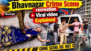 Bhavnagar Crime Scene recreation Viral video Explained #explained #explain #explainedinhindi #viral