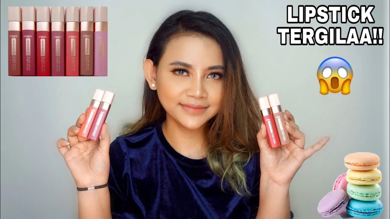 SWATCHES TERBARU L'Oreal Rouge Signature WILD NUDES (NO RINGLIGHT 💋) Shade 143-151. 