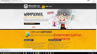 Install WAMP server to run python cgi-bin PHP scripts Updated May 2017