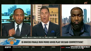 FIRST TAKE | Stephen A. & Perk on if the Knicks' Finals run is more good play or bad competition
