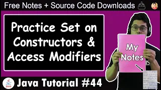 Java Tutorial Exercise on Access Modifiers and Constructors