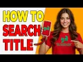 How To Search Salary By Job Title On Glassdoor Quick Method
