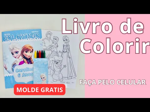 Download MP3 Como fazer LIVRINHO de COLORIR  + IMPRIMIR FRENTE E VERSO | Aula de Montagem