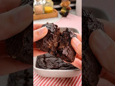 🔥 Вы НЕ поверите, из чего эти БРАУНИ! 🍫 Без муки — невероятно нежные внутри! #shorts