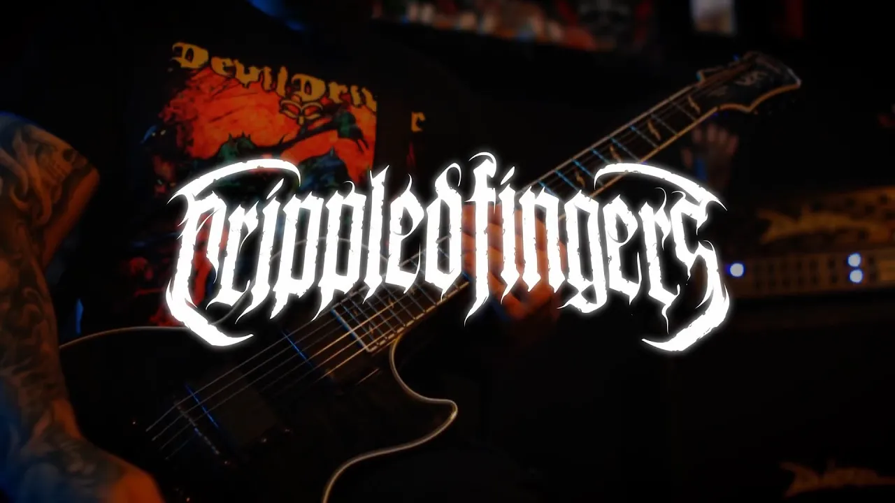 CRIPPLED FINGERS - Break The Line [Guitar Playthrough]
