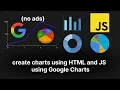 Create Charts using HTML and JS using Google Chart