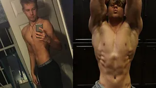 skinny to ripped 4 year natural transformation 16 20