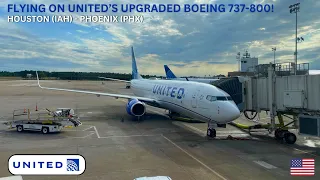 REVIEW United Airlines Houston IAH - Phoenix PHX Boeing 737-800 Economy