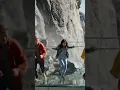 Download Lagu Sudden Landslide Hits Glass Bridge 😱 – Tourists Run for Their Lives! #landslide #rockfall #life
