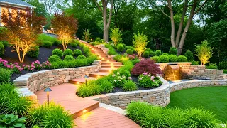Sloped Backyard Landscape Ideas Stunning Terraces Easy Drainage and Low-Maintenance Designs Guide