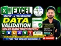 Excel Data Validation Explained Create Drop-Down Lists Prevent Wrong Data Entry Excel Course