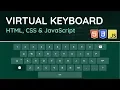 Virtual Keyboard in JavaScript - HTML CSS JavaScript Tutorial Project