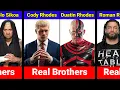 Real Life Brothers in WWE Wrestling