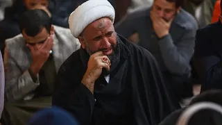 الشيخ شبر معله || يا حيدر اباب الدار تسمع صرختي ووني.. ابيات نعي حزينة بصوت سماحة الشيخ ||