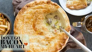 This easy chicken and Leek pie recipe is dead simple to make and can be knocked up in no time at all. 