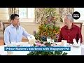 Prince Mateen s luncheon with Singapore PM