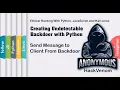 Send Message to Client From Backdoor Creating Undetectable Backdoor with Python HackVenom