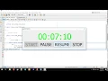 java swing stop watch