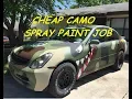 How To Spray Paint Camo Make It Look Good - How To
