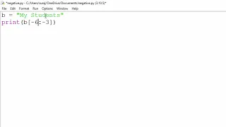 Negative slicing of String in Python COMPUTEREXCELSOLUTION