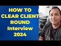 How to clear Client Round Interview Automation Testing