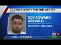 Brazos County Pursuit Arrest