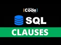 Clauses In SQL Tutorial Different SQL Clauses Explained SQL Tutorial For Beginners SimpliCode