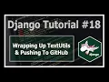 Wrapping Up TextUtils Website Python Django Tutorials In Hindi