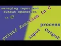printf in c printf and scanf in c printf in c language managing input output operations in c