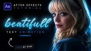 "Hand writing text animation in after effect " || after effect tutorial || #aftereffects #topaz