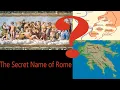 The Secret Name of Rome