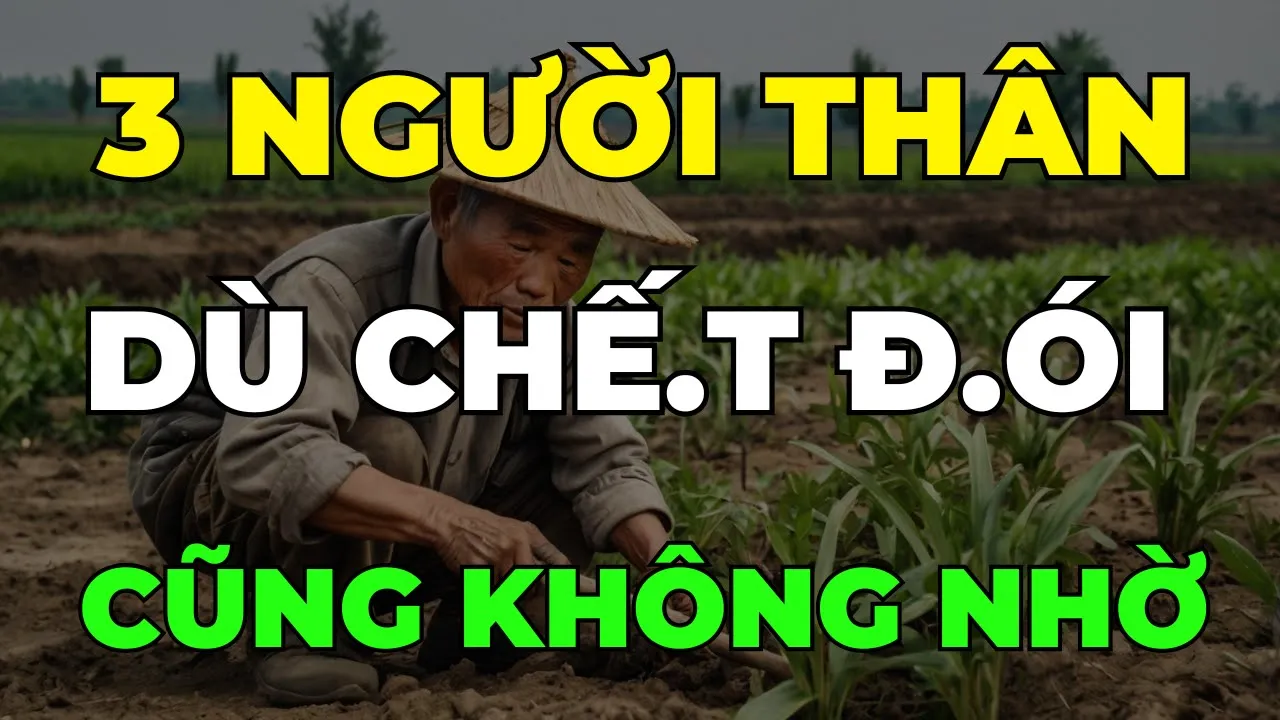 Outline Video Về Già Dù Nghèo Đến Mấy Cũng Không Nhờ Cậy 3 Người Thân Này!