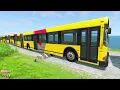 Download Lagu TRUCKS, LONG BUS, CARS Vs MASSIVE SPEED BUMPS - BeamNG.Drive