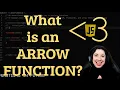 What is an ARROW FUNCTION JavaScript in LESS-THAN 3 Minutes Beginner JavaScript Series