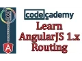 Routing Learn AngularJS CodeCademy