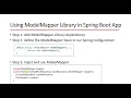 Entity To DTO Conversion using ModelMapper in Spring Boot Application