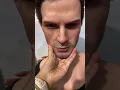 Male Realistic Doll Lifelike Skin Real Beard Deep Facial Features