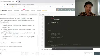 1195 Fizz Buzz Multithreaded Leetcode Concurrency Section