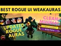 I made the best rogue UI weakauras cc cooldowns