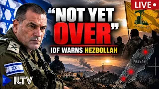 IDF Chief Warns Hezbollah: “The Campaign Is Not Yet Over”